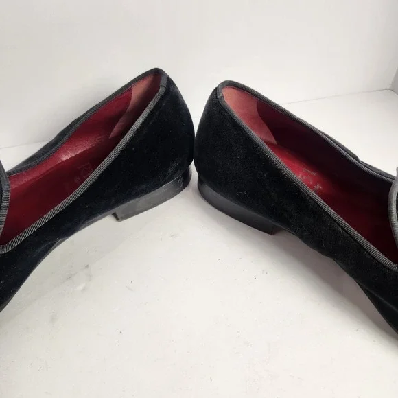 Rye 51 Men's Black Velvet Elegant Dress Loafers Size 13 - Picture 6 of 7